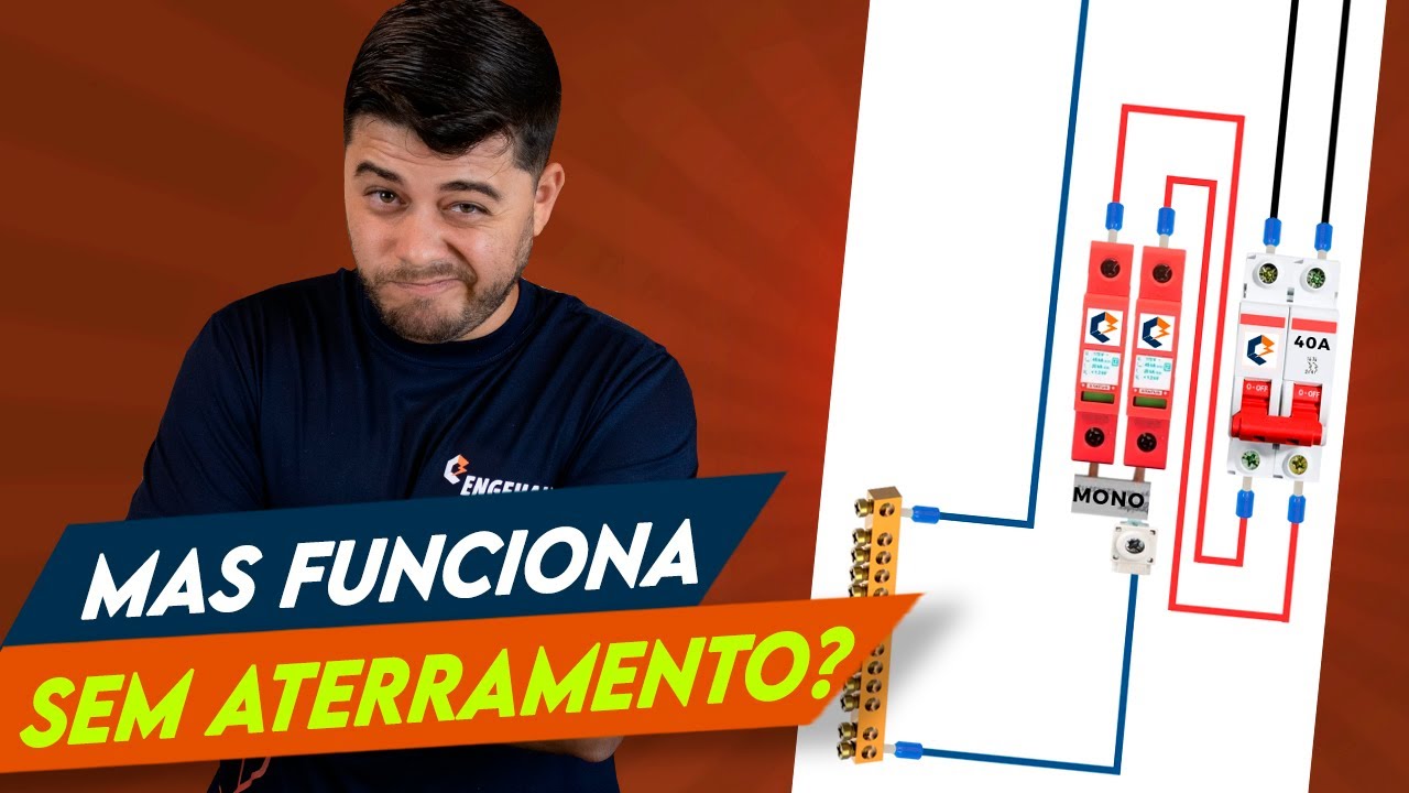 ⚠️ Esse é o ÚNICO JEITO CERTO de LIGAR DPS quando NÃO TEMOS aterramento!