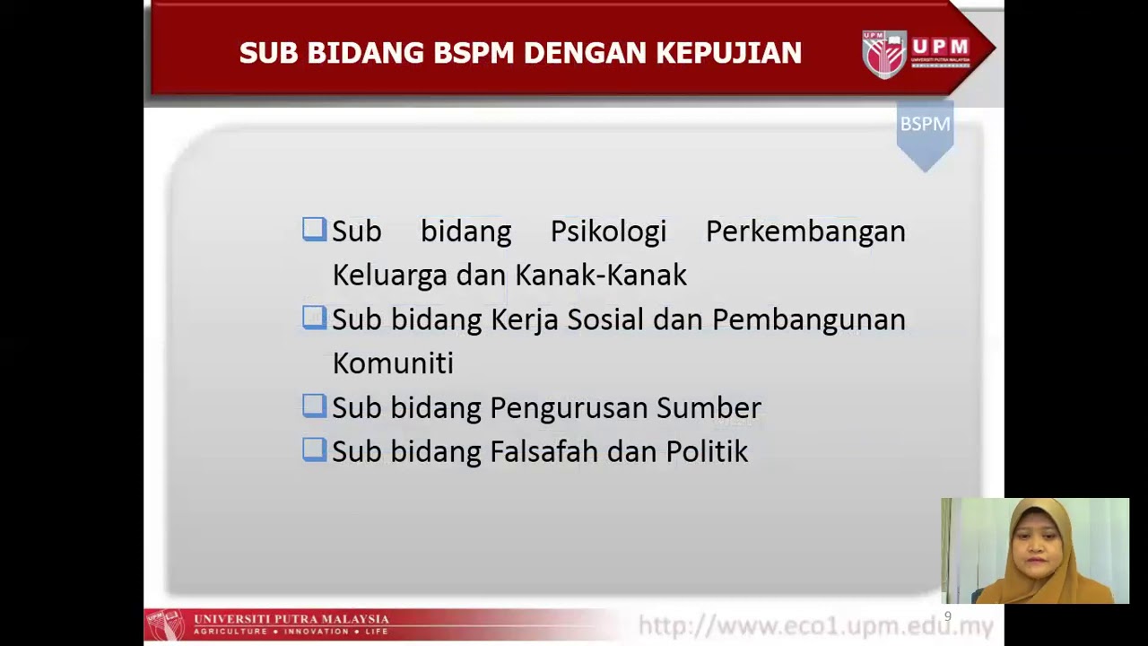 Taklimat Penyelaras Program Bacelor Sains Pembangunan Manusia Dengan Kepujian