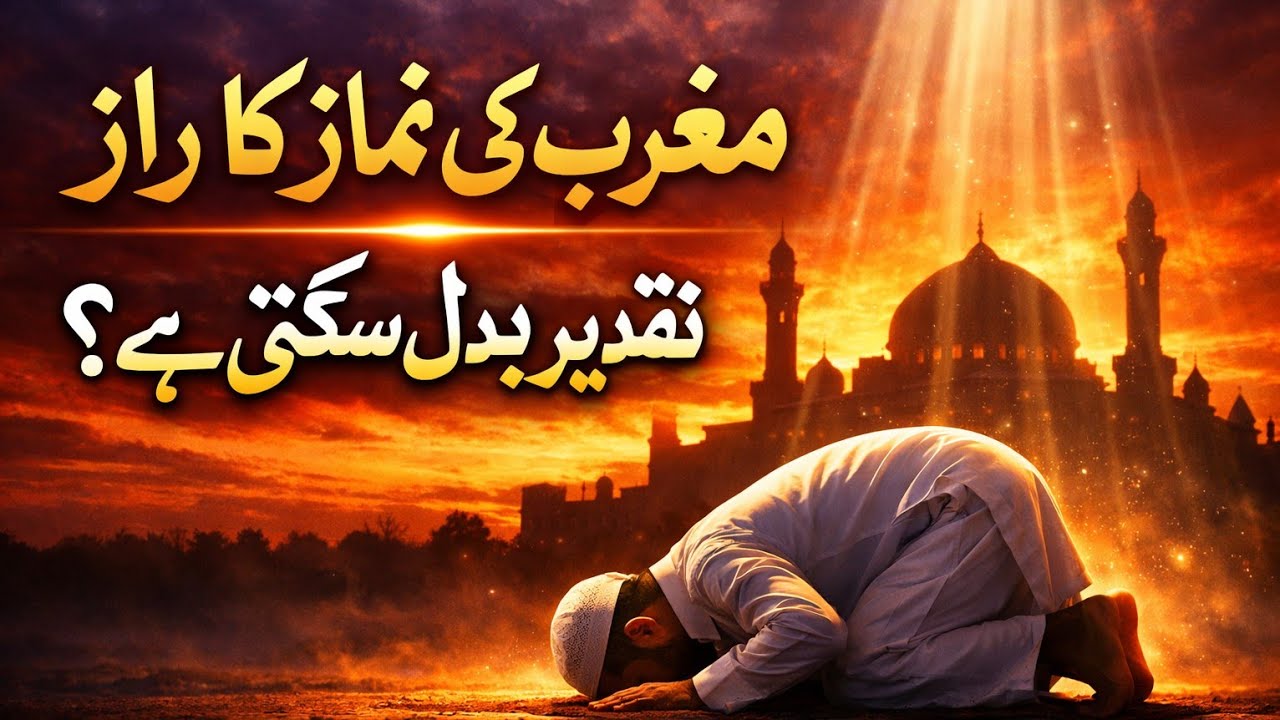 مغرب کی نماز کا وہ راز جو آپ کی تقدیر بدل سکتا ہے