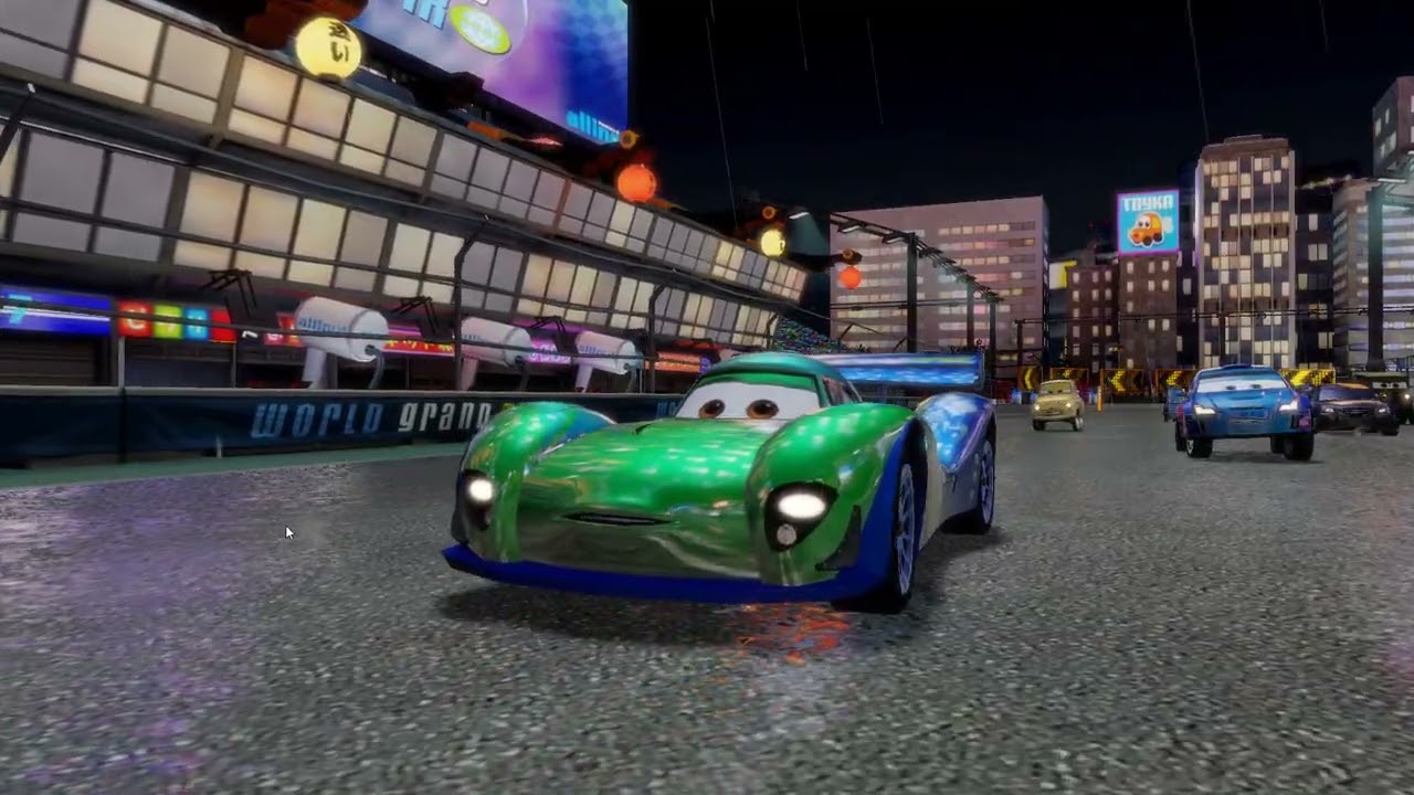 Cars 2 The Videon Games Francesco Hotrod Ginza Sprint 1 Lap