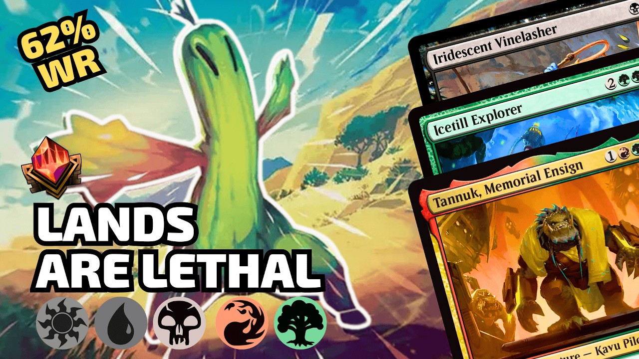 🔴⚫🟢A MORE FUN Version of Landfall | MTG Arena Standard JUND Ranked