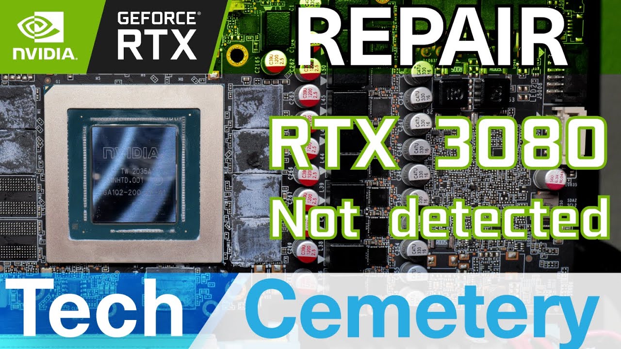 Zotac RTX 3080 Amp Holo Graphics Card Repair - Not Detected