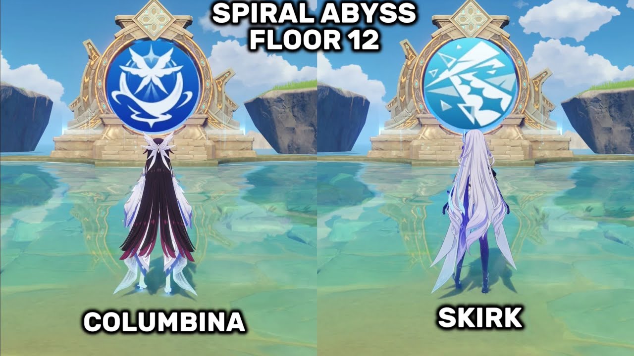 6.3 Spiral Abyss Floor 12 Phase 1 ~ Columbina C6R1 Lunar and Skirk Freeze | Genshin Impact 
