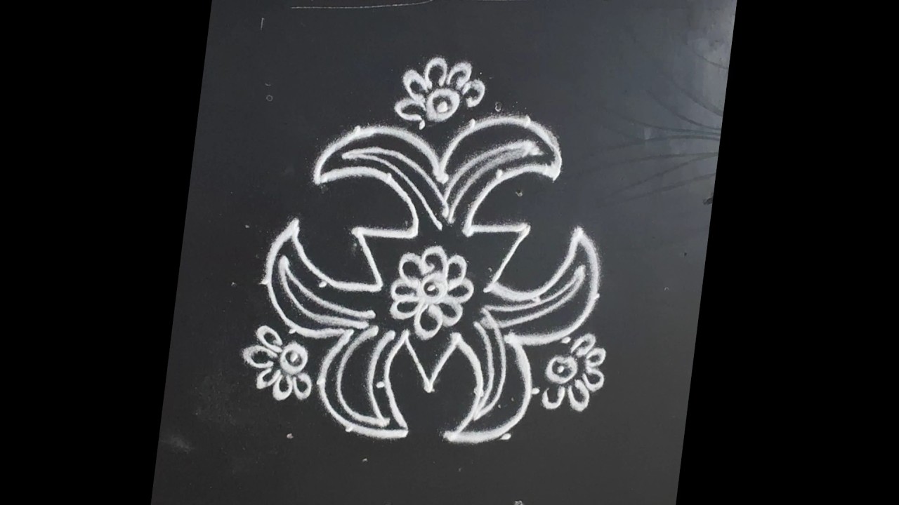 Flower Special Rangoli | New Daily Easy Rangoli |#rangoli#easyrangoli  #easyrangolidesigns @Shorts