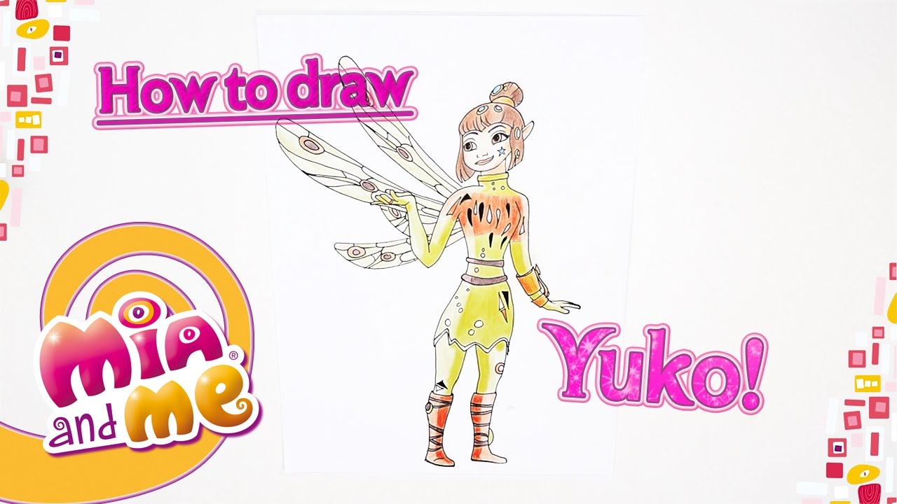 How to draw Yuko - Mia and me