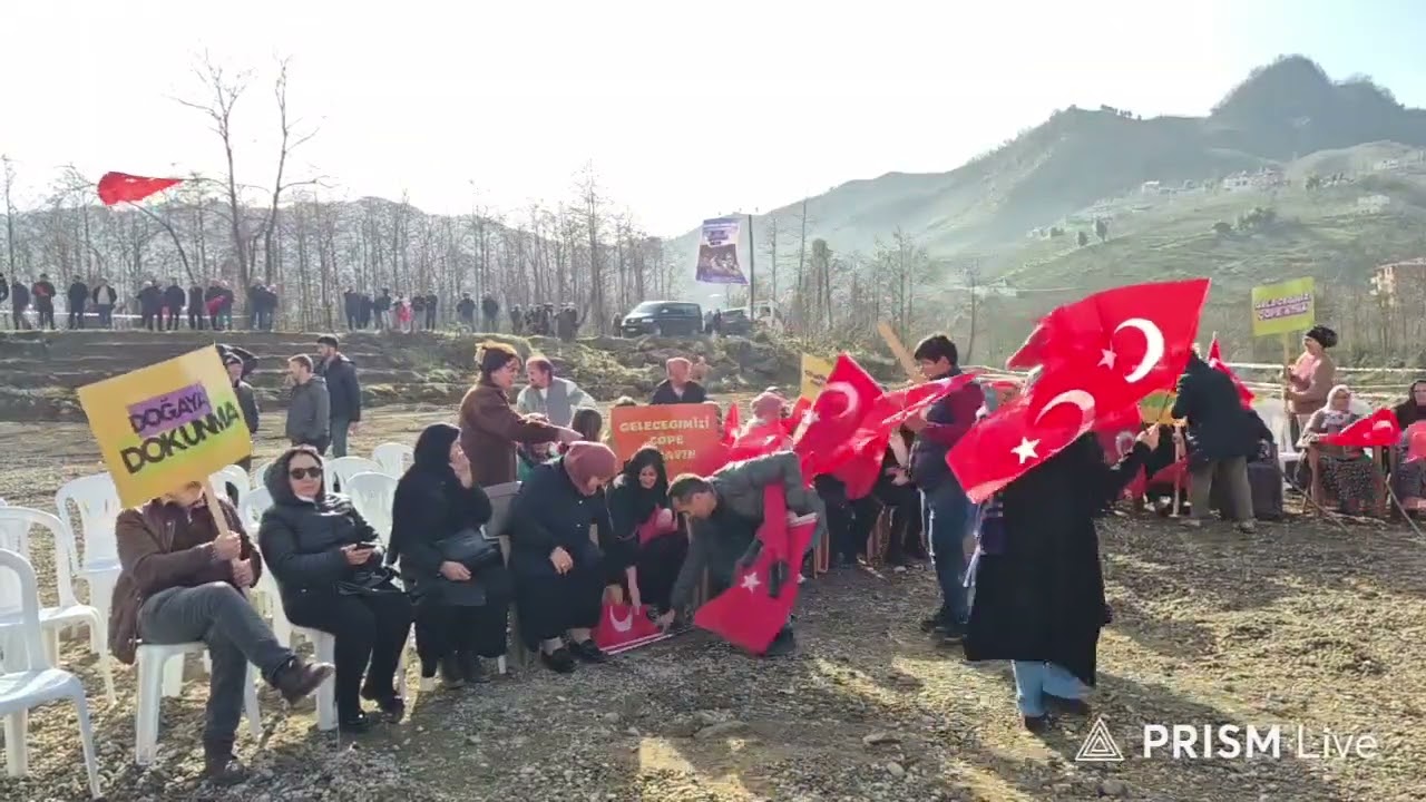Giresun Espiye Gelevera deresine çöp atık tesisi yapma kararını  protesto