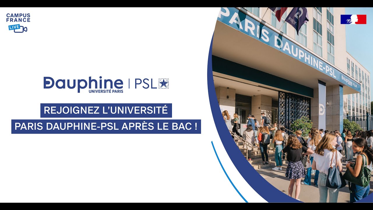 L’Université Paris Dauphine-PSL sur Campus France Live !