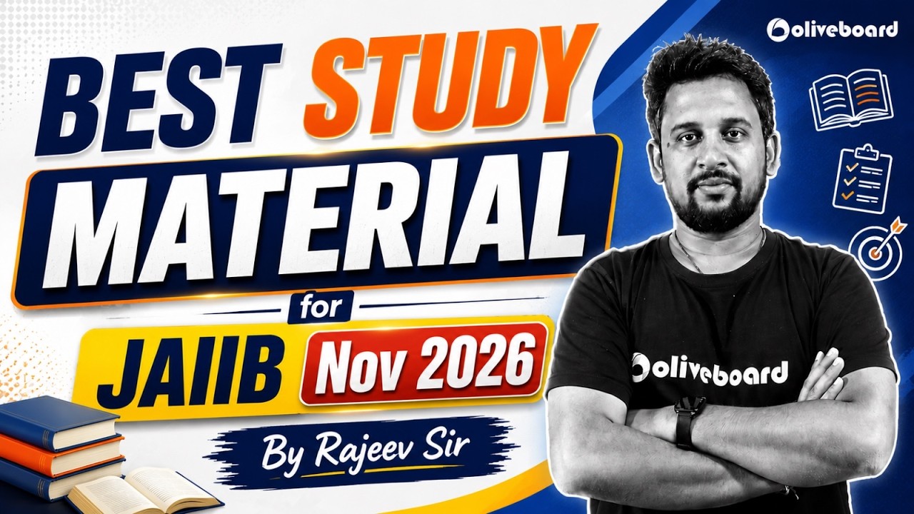 JAIIB Nov 2026 | Best Study Material & Preparation Strategy | JAIIB Exam | Rajeev Sir | Oliveboard