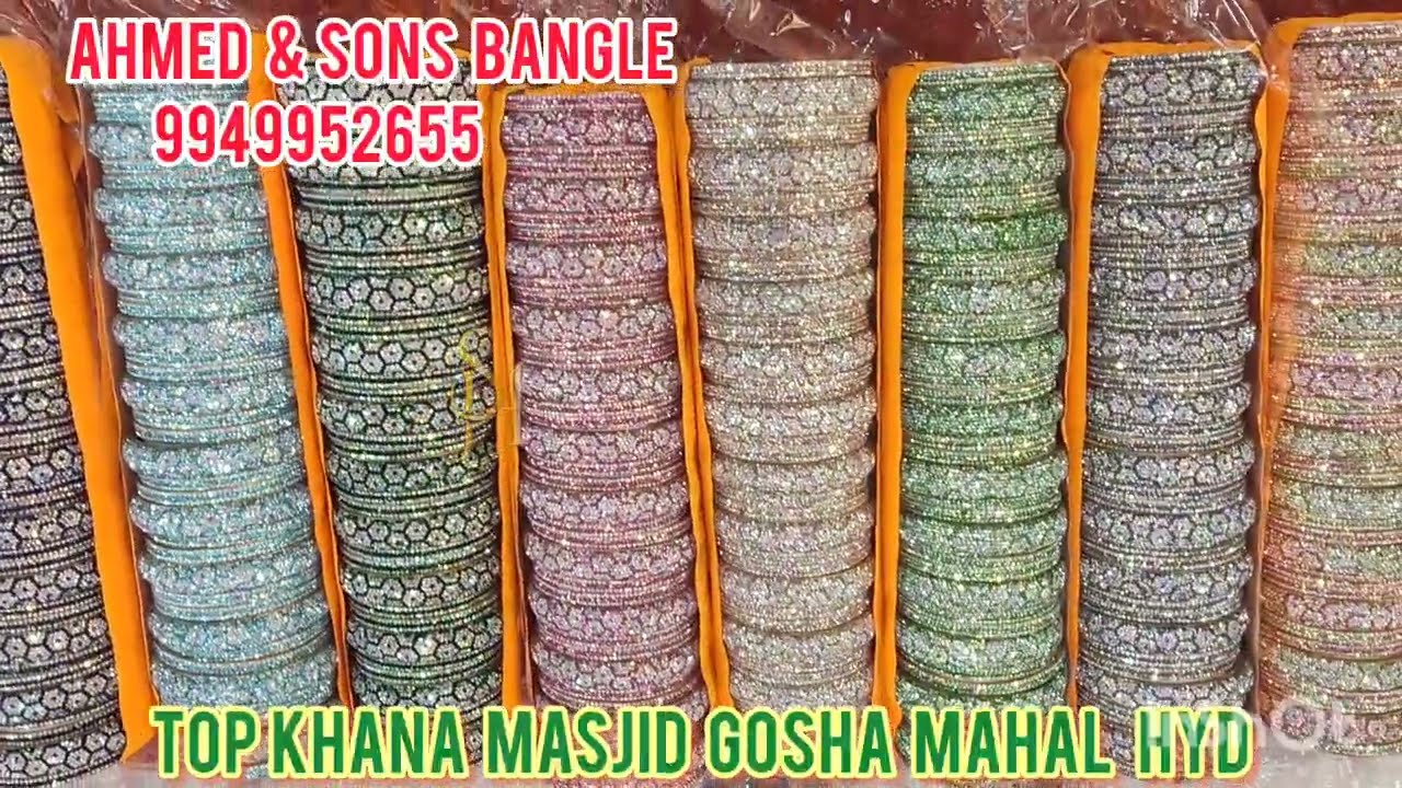 wholesale bangle in Hyderabad#wholesale market in Hyderabad/Begum Bazar Bangles Market