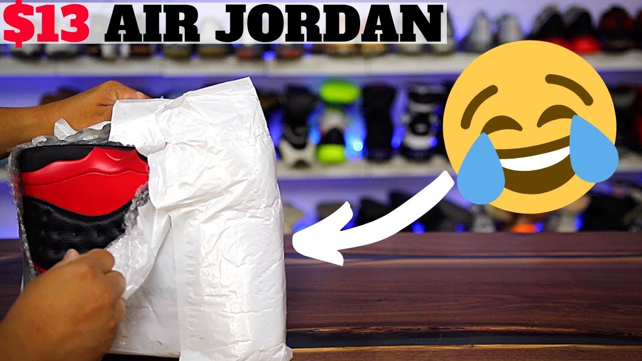 I Bought $13 Knockoff AIR JORDAN SHOES, THIS Is What I Got... 😂😂
