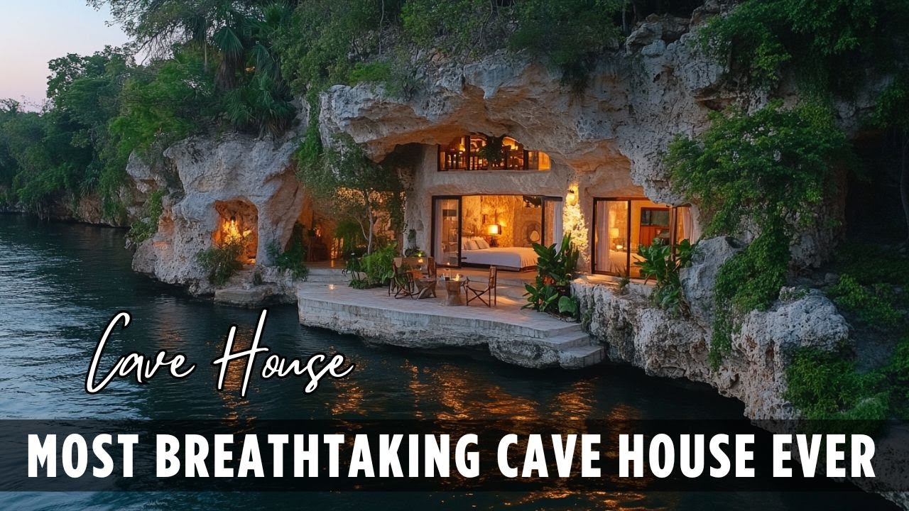 Would You Like To Live Here? The Most Beautiful Cave House With A Lush Garden