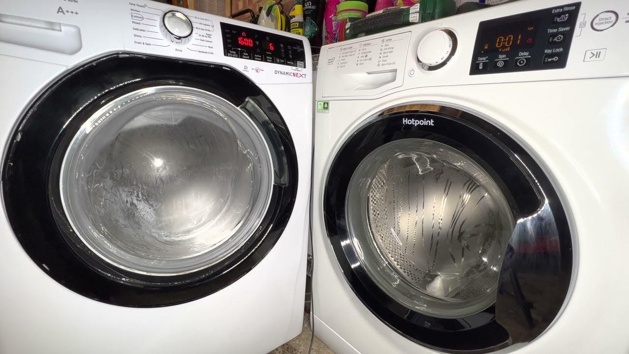 Spin Race - Hotpoint RSG964J & Hoover DXOA610AHFN-80