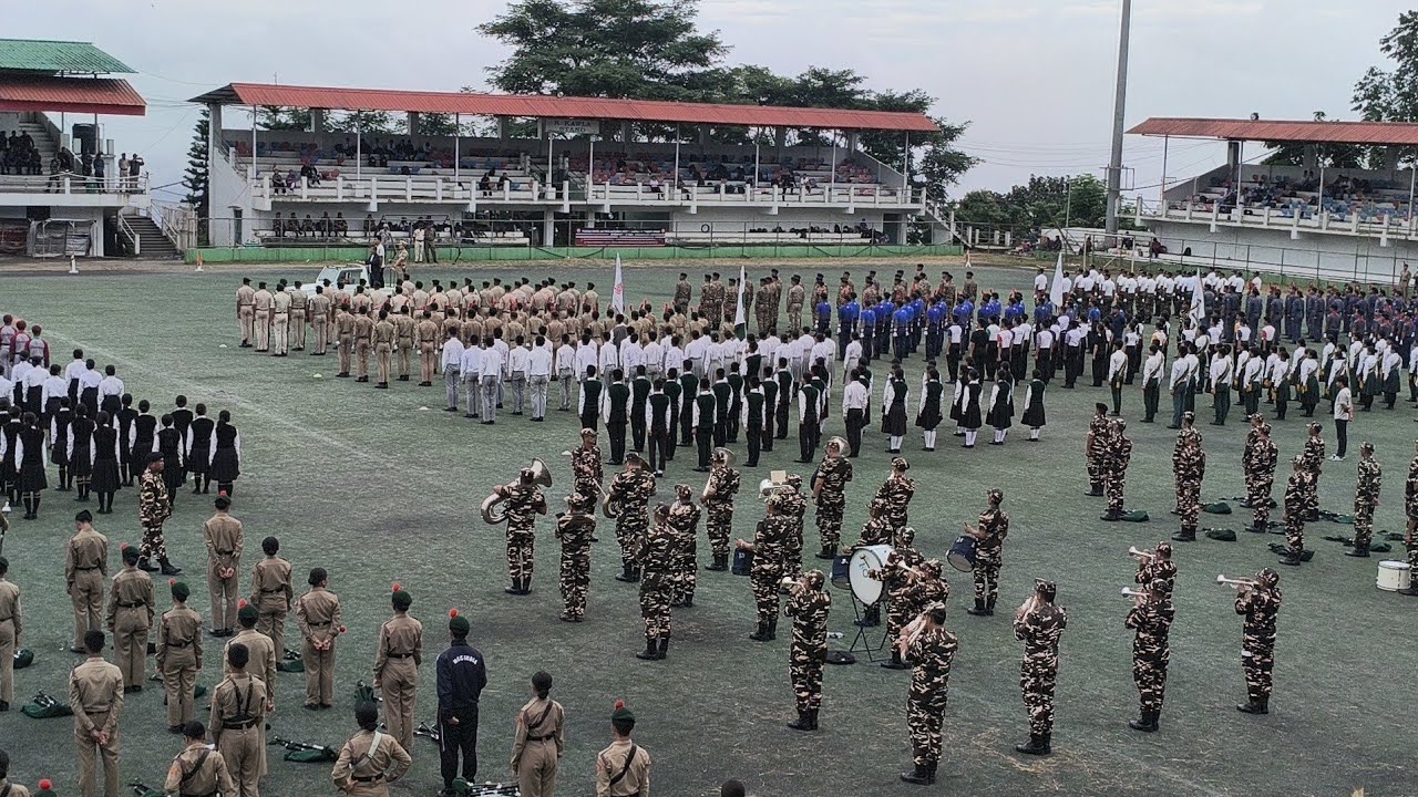 Independence Day Parade Rehearsal 2025 Aizawl.