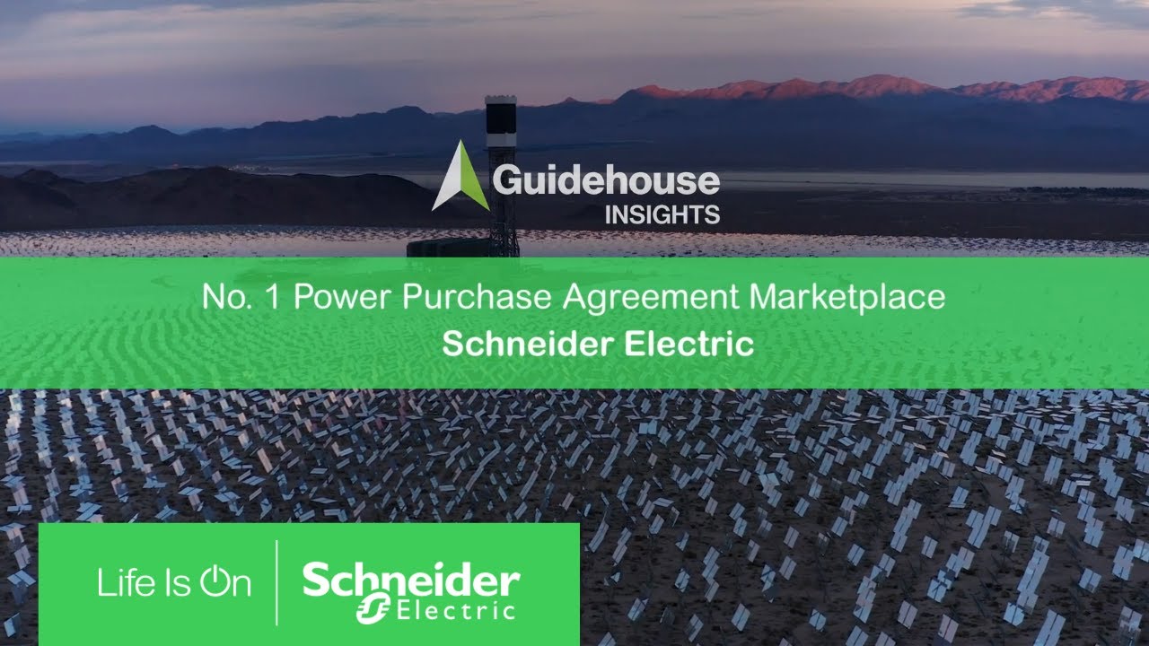 Schneider Electric Ranks as #1 PPA Marketplace Solution Provider | Schneider Electric