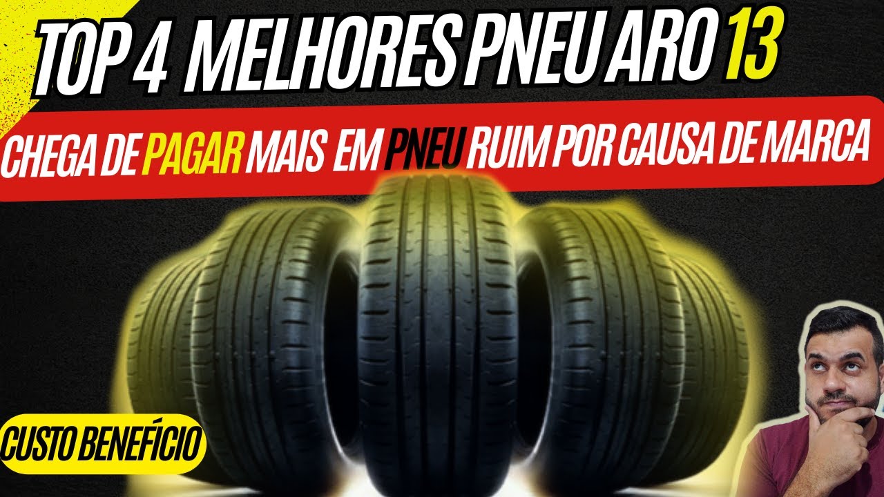 MELHORES PNEUS ARO 13 - Onde comprar barato