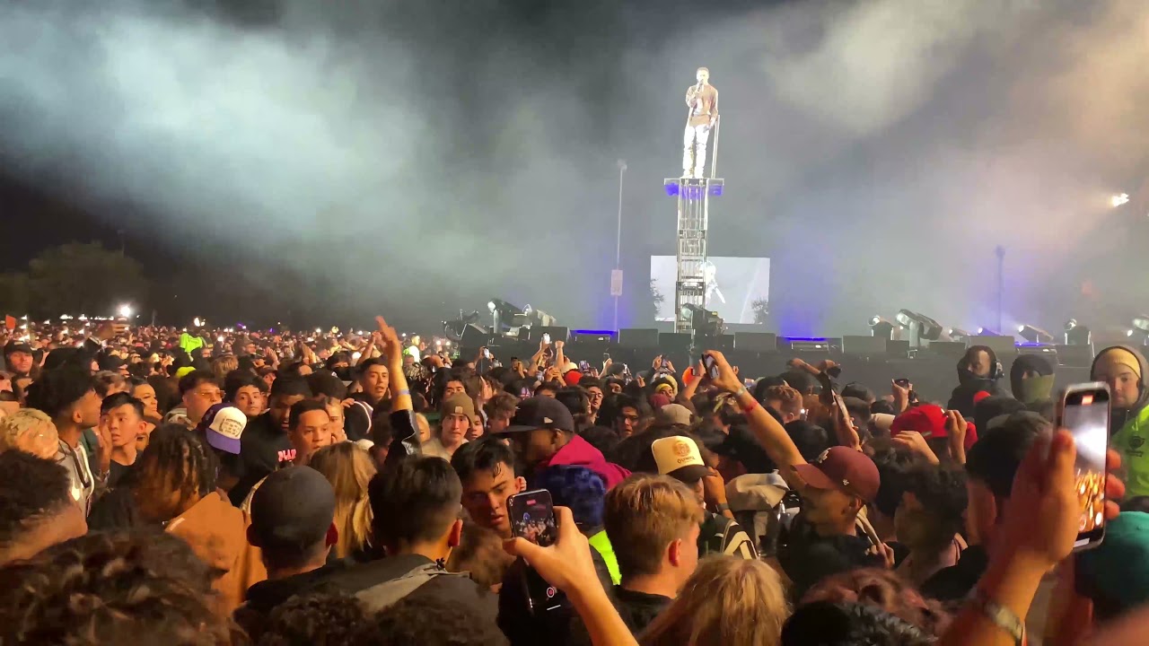 Person Lifted Out of Crowd During Travis Scott Performance at Astroworld