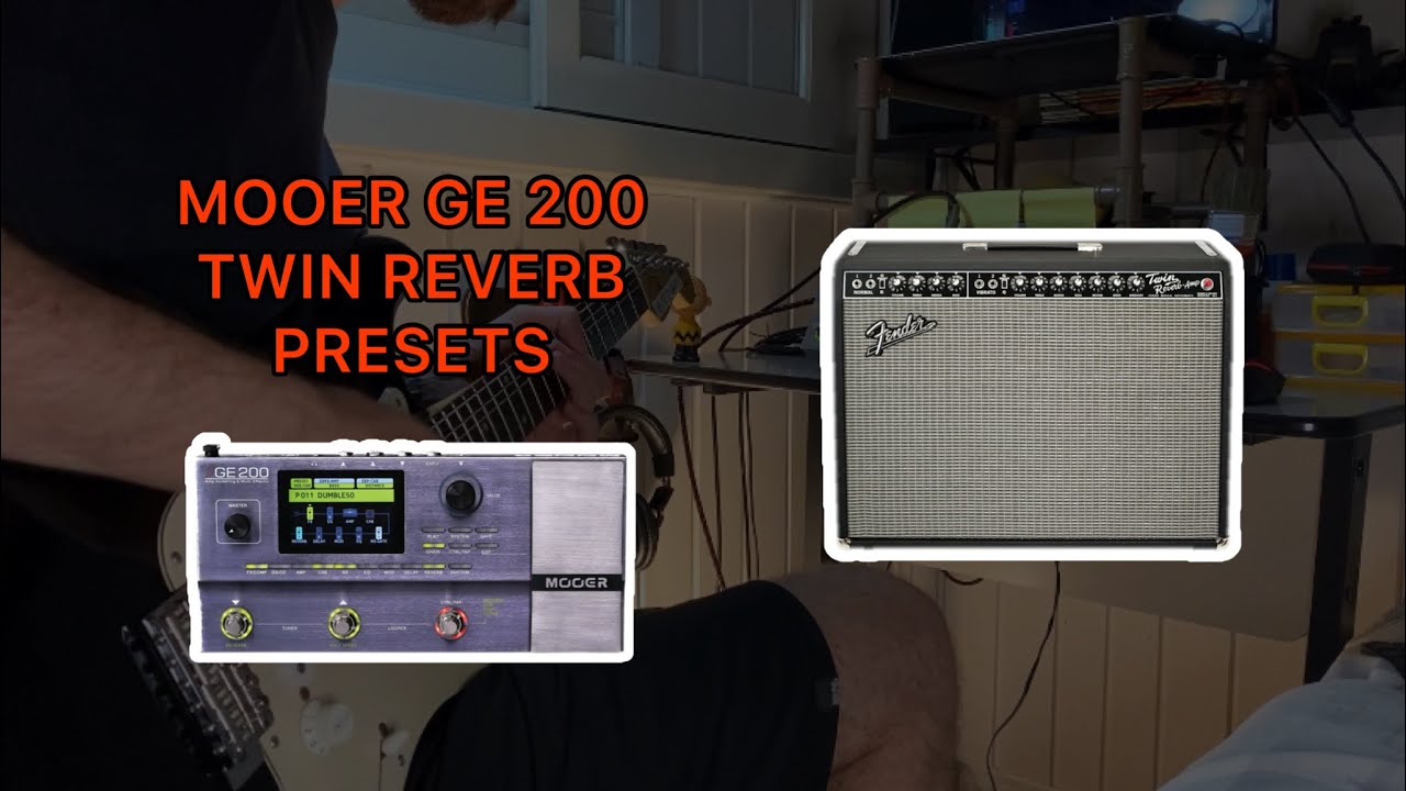 FENDER | TWIN REVERB | MOOER | GE 200 | PRESET | IMPULSE RESPONSE | @marcelguita