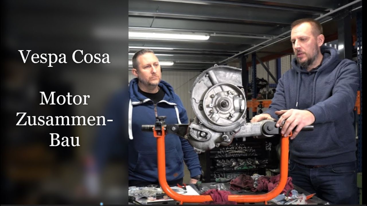 Vespa Cosa Motor Zusammenbau