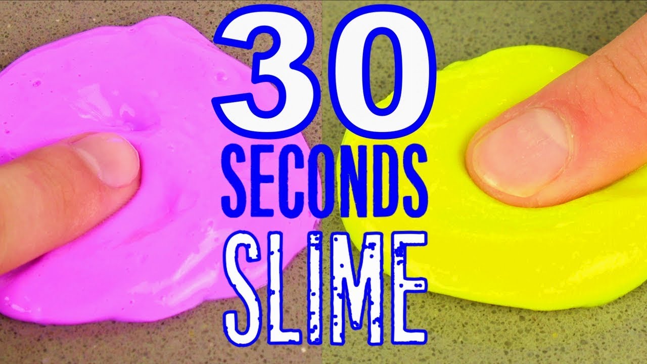 SLIME in 30 seconds - 3 recipe how to make slime very fast! Real! Must Try!