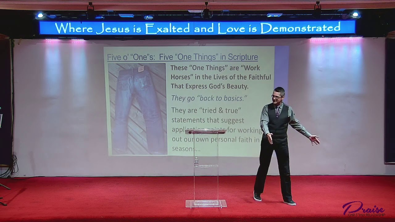 One Thing I ASK: Seeking (Psalm 27:4)