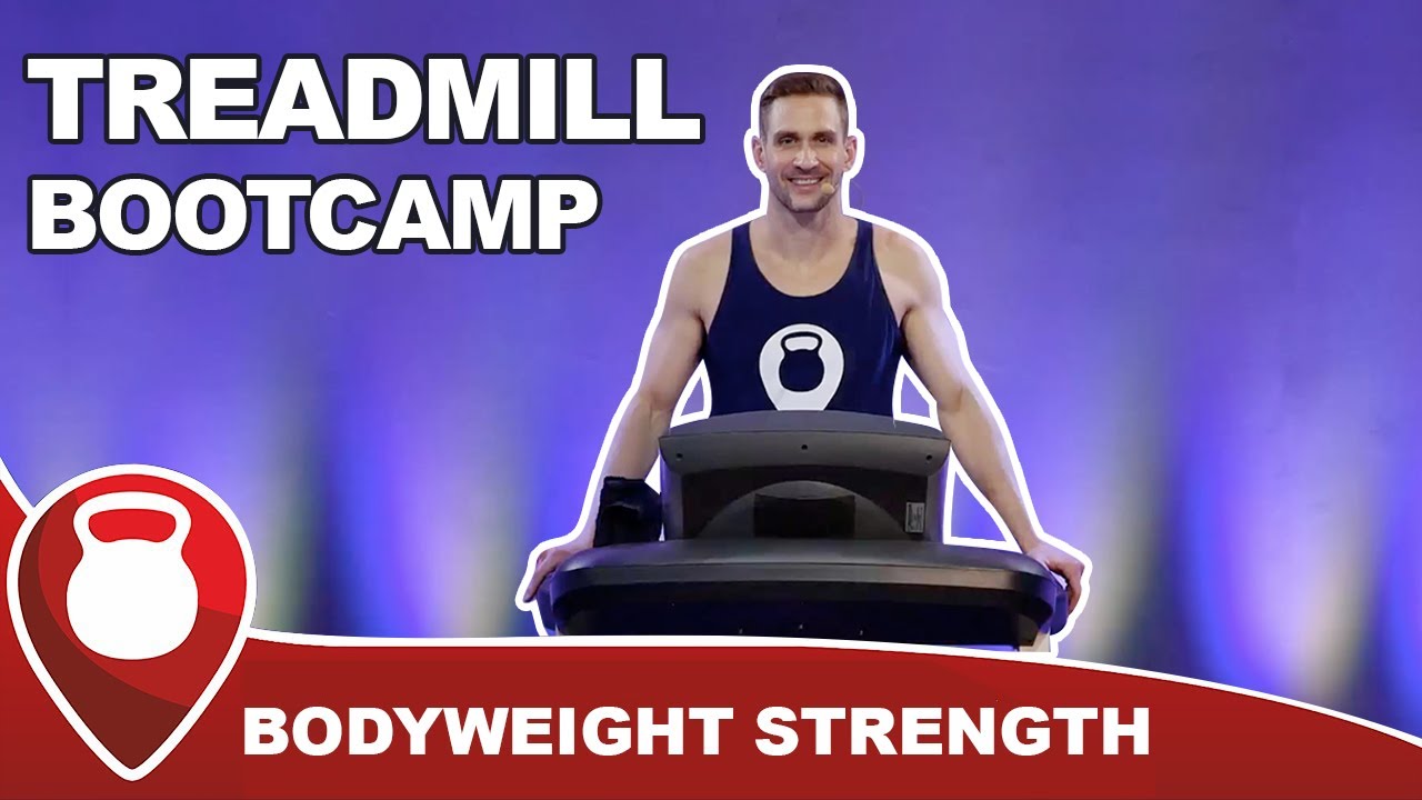 30 Min Treadmill & Bodyweight Bootcamp | HIIT Run with Strength Workout   Fitscope Studio