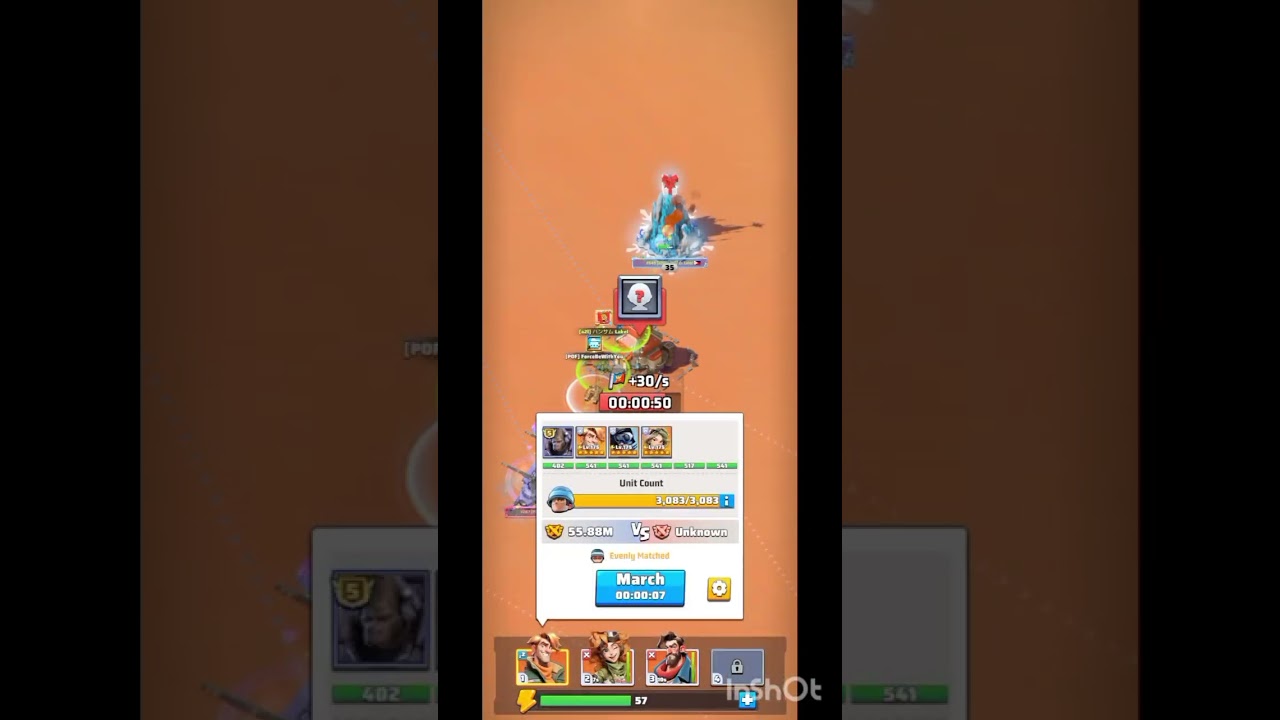 Desert Storm Battle - (TEAM B) A2L #649 vs POF #287  💥 #lastwar #lastwargameplay 