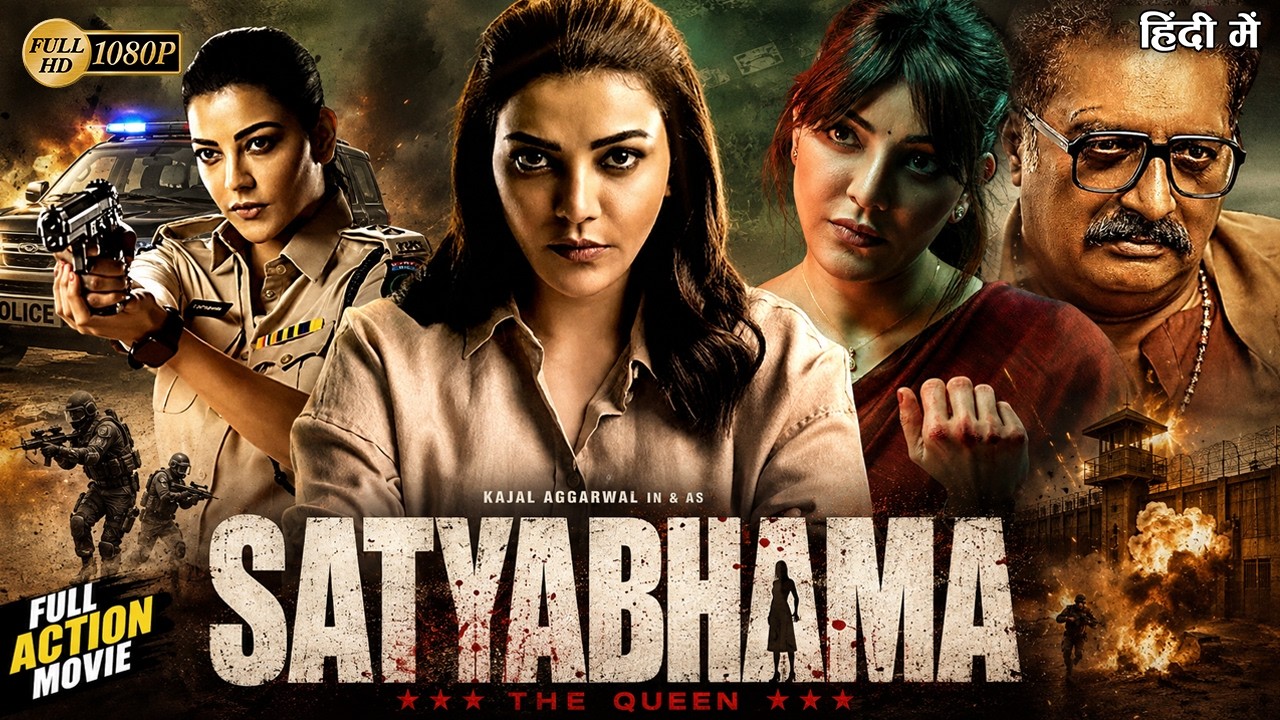 SATYABHAMA (2026) Full Movie In Hindi Dubbed | Kajal Aggarwal | New South Action Thriller Movie 2026