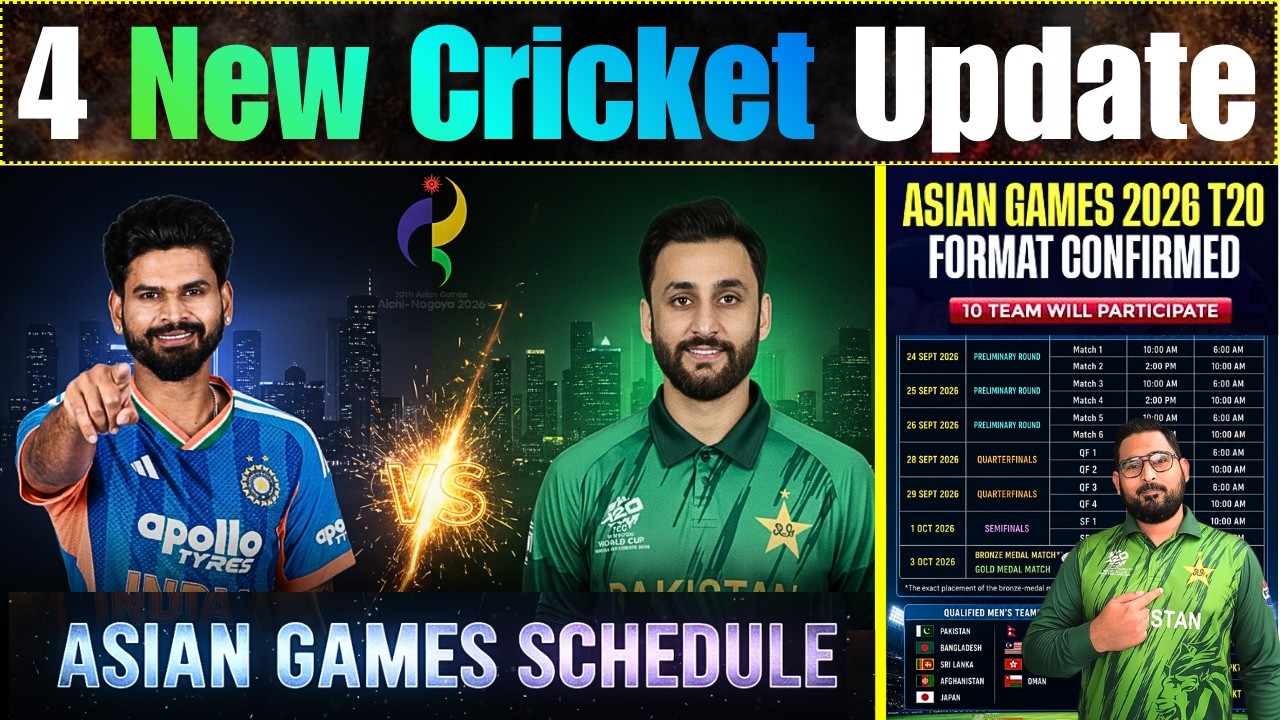 Men's Asian Games 2026 in Japan Schedule and Matches Details | Pakistan vs India Match Asian Games