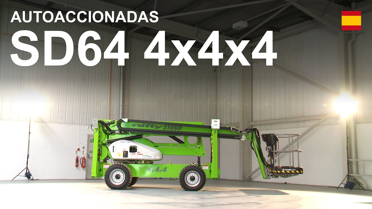 Plataforma elevadora autoaccionadas | SD64 4x4x4 video del producto