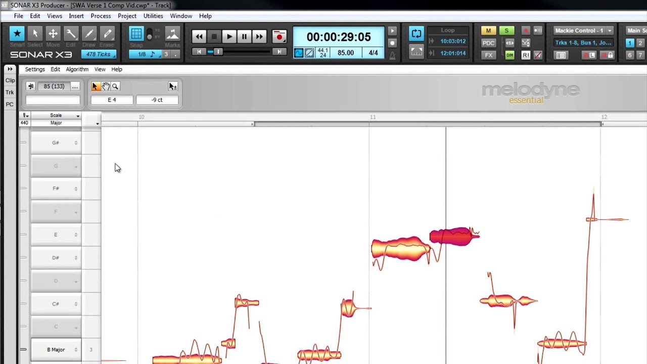 Cakewalk Sonar X3 Studio Music Production Software - Melodyne | Full Compass