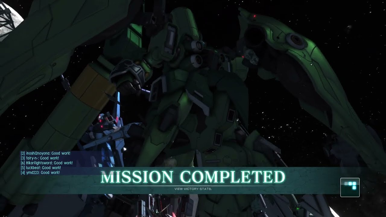 GBO2 Quick Match-Situation Battle Scene: When the Universe Shines Again--Londo Bell/Neo Zeon Side(1)