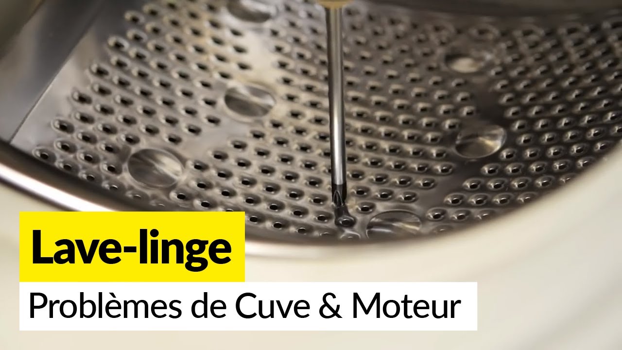 Résoudre les Problèmes de Tambour et de Moteur de Machine à Laver