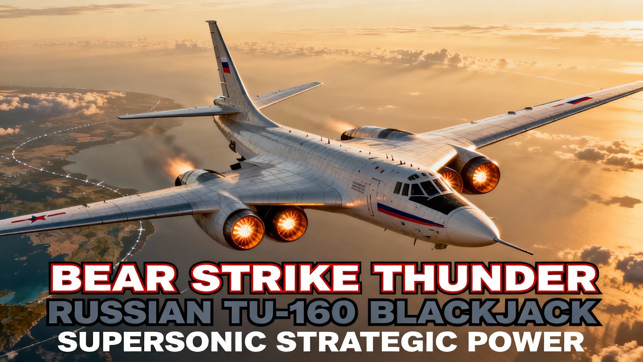 BEAR STRIKE THUNDER | Russian Tu-160 Blackjack Strategic Bomber