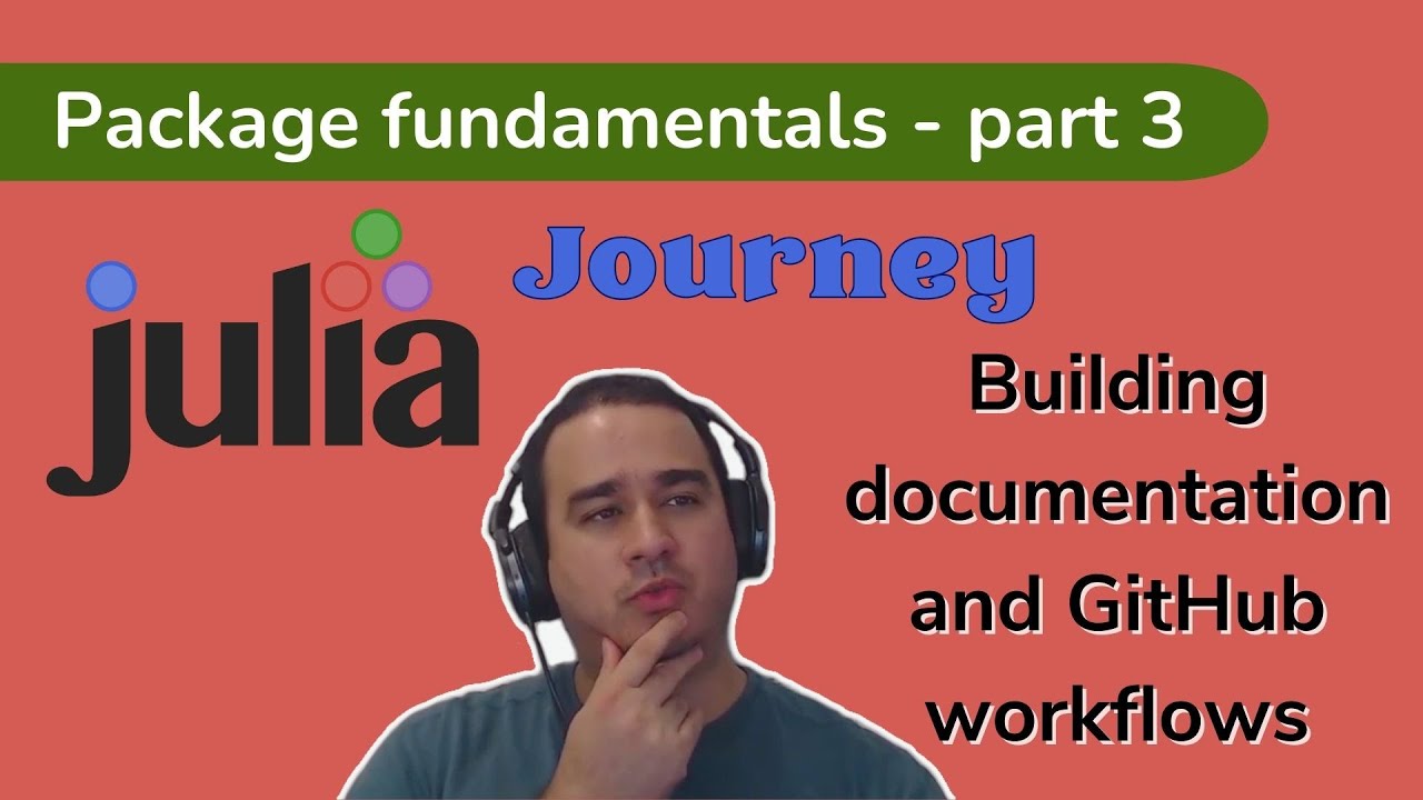 Building documentation and automatic tests and doc builds of a Julia package