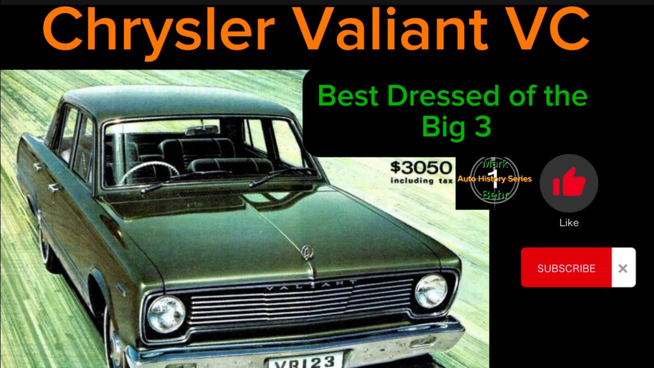 Chrysler Valiant VC - Best Dressed of The Big 3