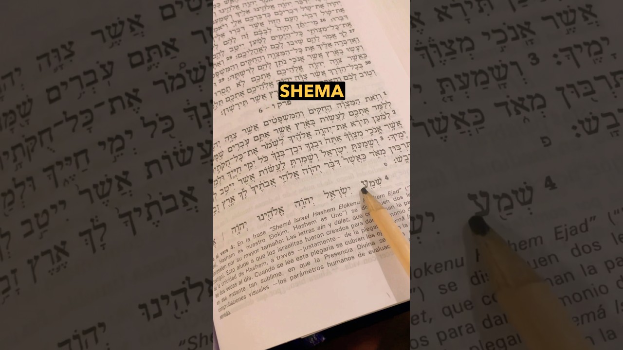 SEGREDO NA ORA&Ccedil;&Atilde;O DO SHEM&Aacute; ISRAEL #hebrew #hebraico #judaismo #torah #biblia