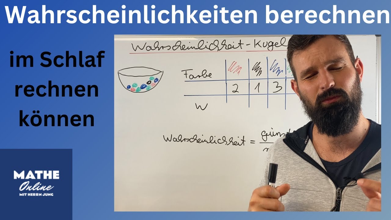 Kugeln ziehen: Wahrscheinlichkeiten einfach erkl&auml;rt