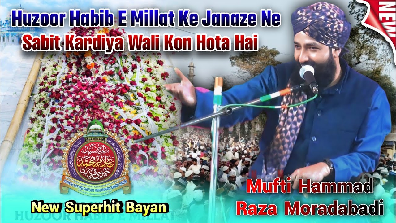 Mufti Hammad Raza Moradabadi || Hozur Habib E Millat Ki Shan || Shane Mustafa_ New Jabardast Takrir 