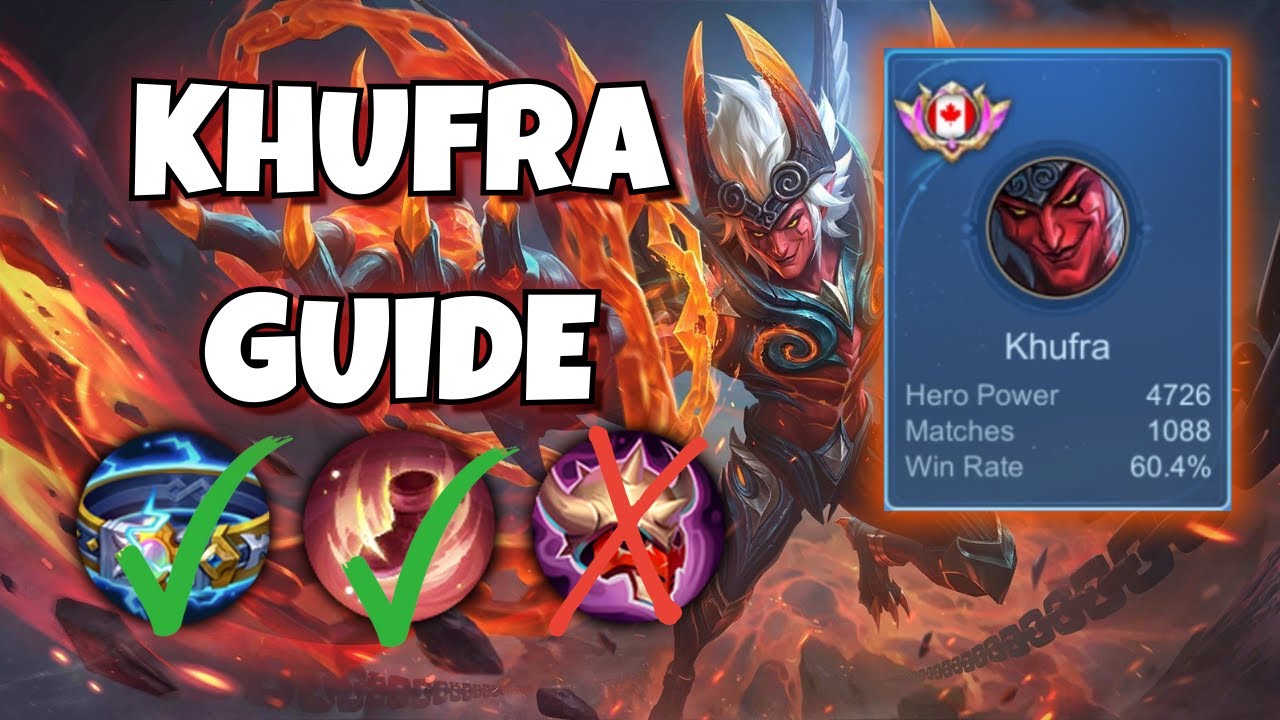 The Only Khufra Guide You Will Ever Need | 300+ Stars Roamer Explains | Mobile Legends