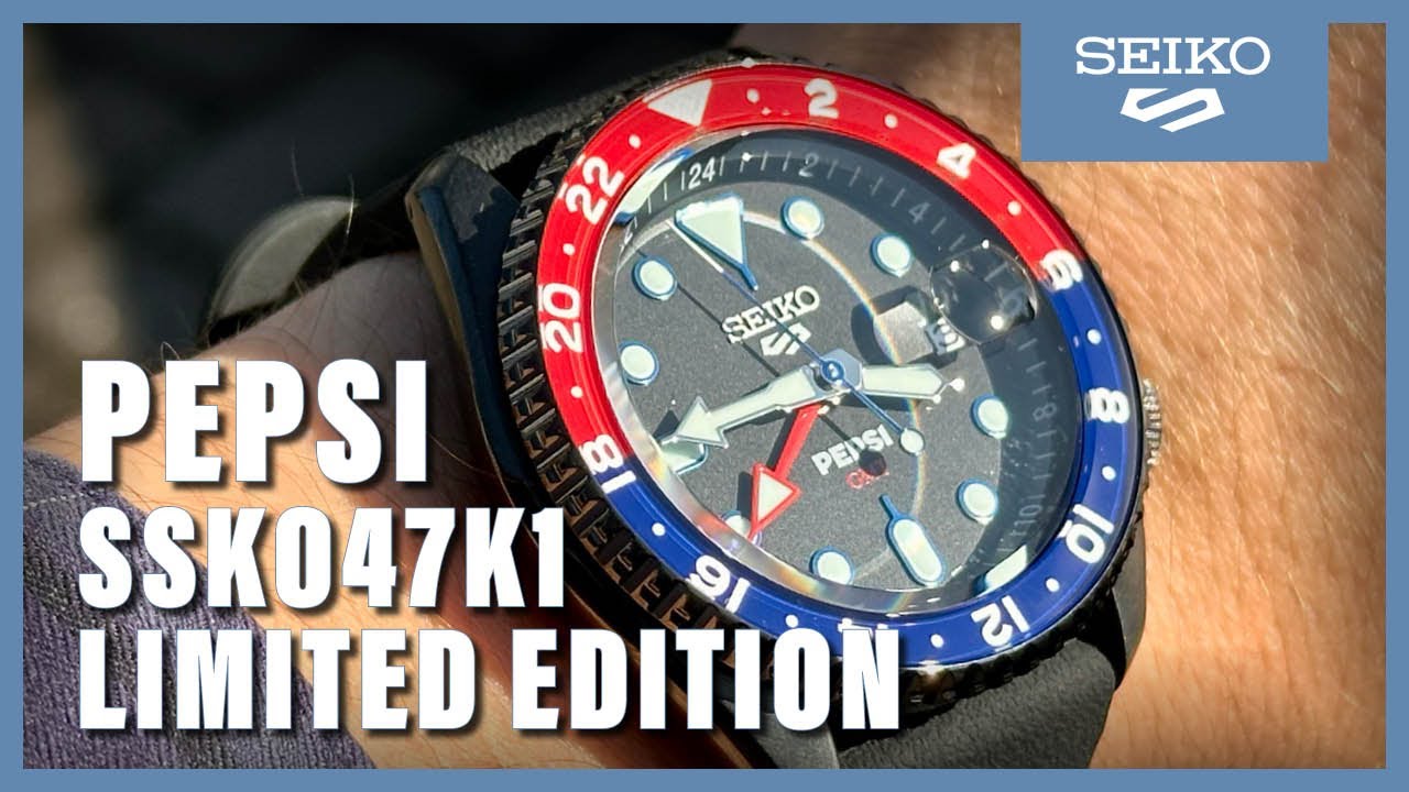 Unboxing The New Seiko 5 Sports PEPSI GMT SSK047K1