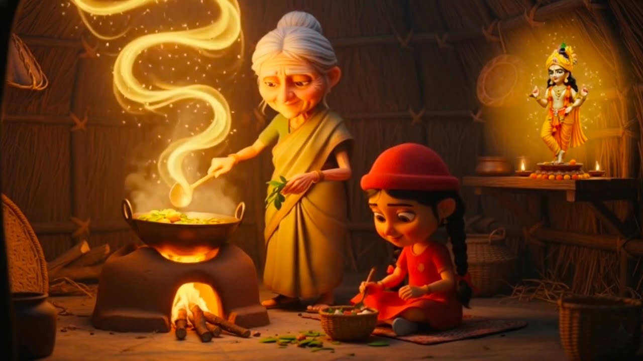 ठंड में दादी ने बनाया कान्हा के लिए एकादशी का भोग Moral story|hindi kahani|Magic Mantra Toons 🪄