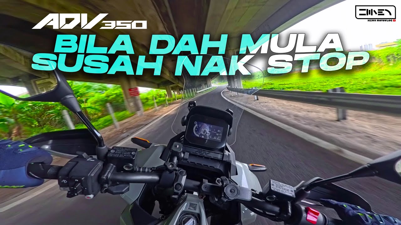 AKAN TINGGALKAN MOTOR CLUTCH ? Honda ADV350 Malaysia | Insta360 Ace Pro 2 [4K]