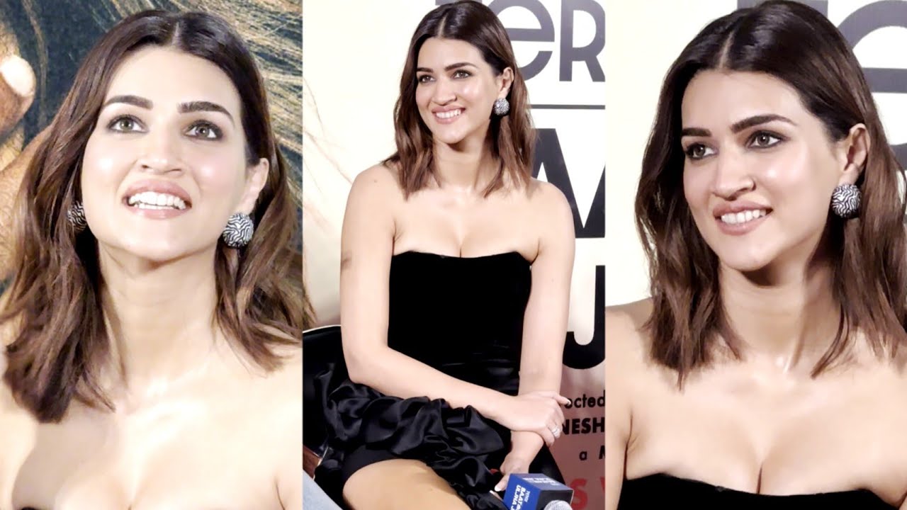 Beautiful Visuals of Kriti Sanon From Trailer Launch of #teribaatonmeinaisauljhajiya 😍🔥📸