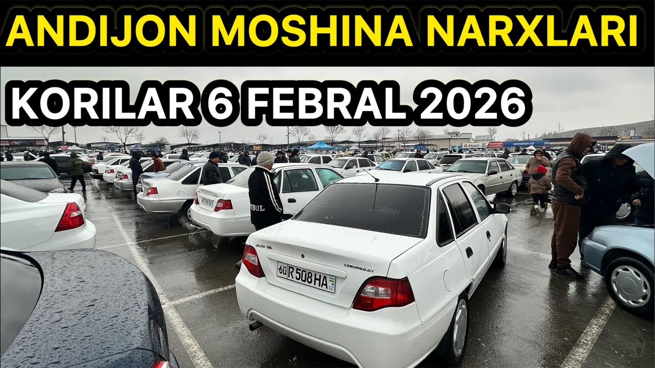 UMAR UZ в прямом эфире! ANDIJON MOSHINA BOZOR 6 FEBRAL 2026 YIL