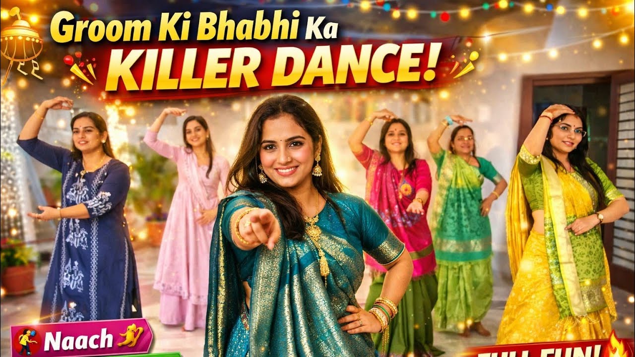Ladies Sangeet dance | Naach | Gulabi Sadi | Popat Bole | Gallan Godiya | Simple Dance step