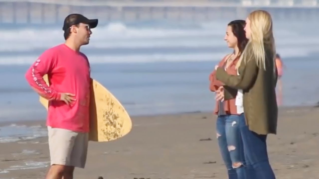Embarrassing Surfer Prank | AngryPicnic