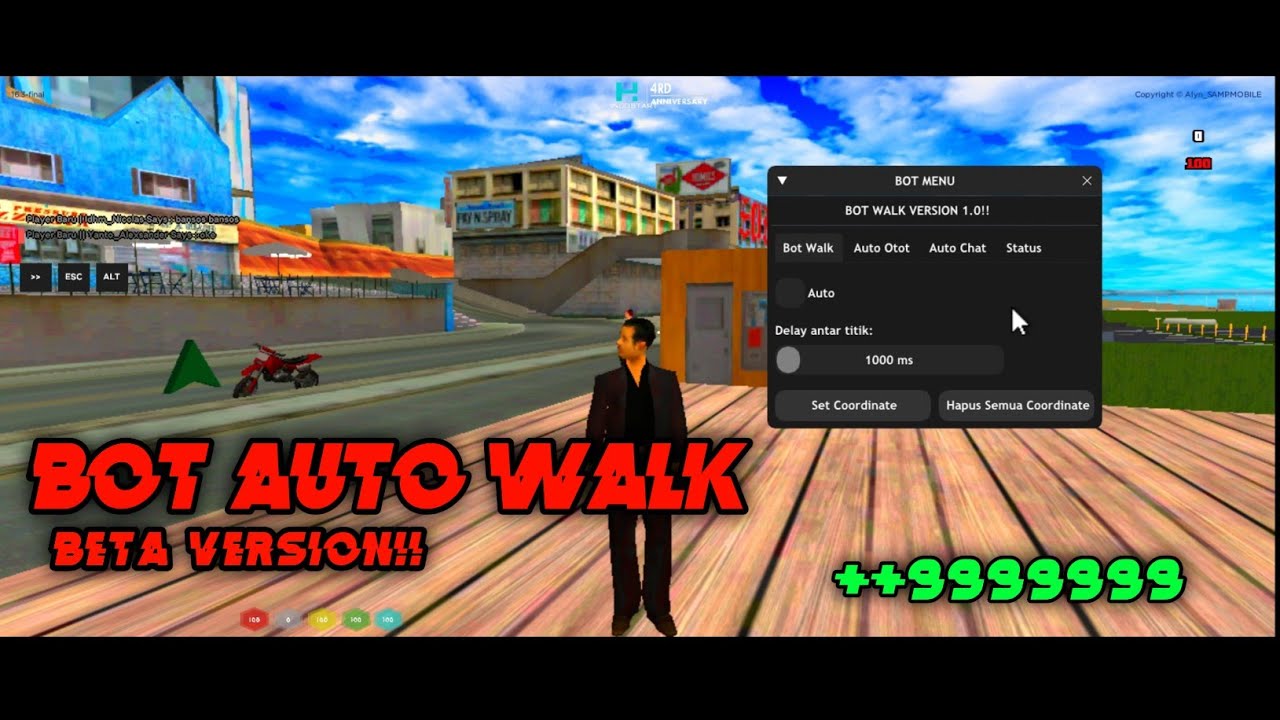 SHARE MONETLOADER BOT AUTO WALK || BOT FARM || GTA SAMP