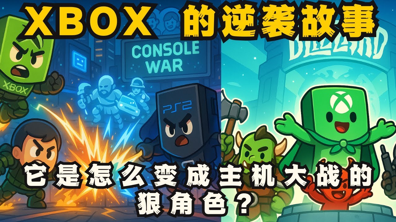 游戏主机届的后起之秀？Xbox 是怎么杀进主机大战的？微软的野心你想不到！