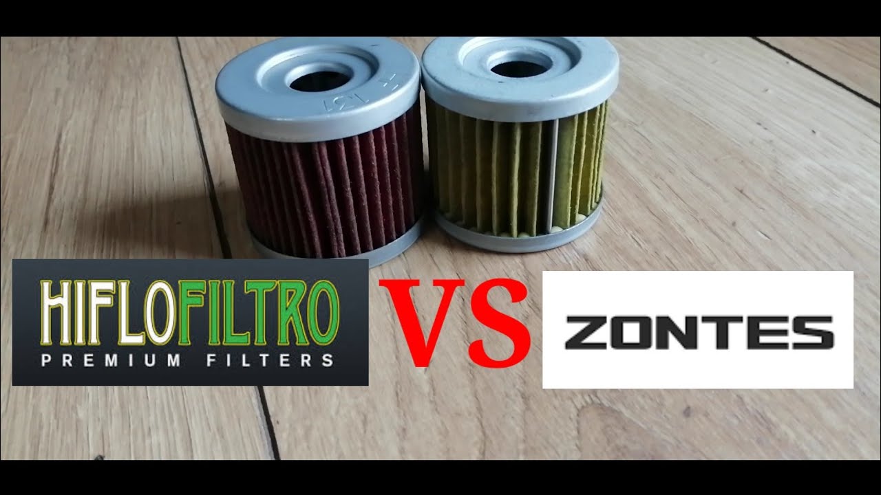 Filtr oleju Zontes vs zamiennik według @RONIN