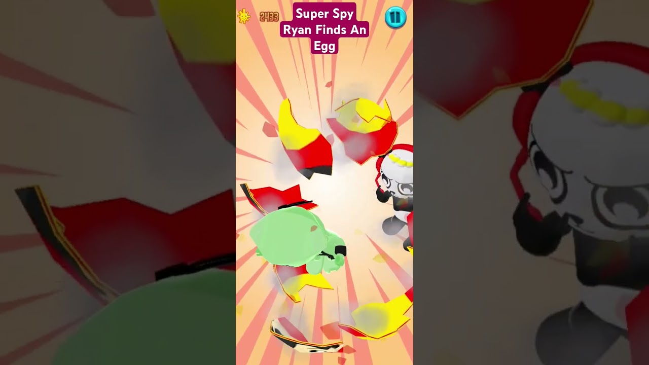 Super Spy Ryan into a Ghost Pirate Ryan And Mystery  Giant Surprise Egg!
